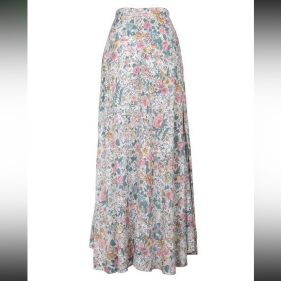AUGUSTE THE LABEL Spring Rose Wylde Floral High Waisted Maxi Skirt - Picture 13 of 16